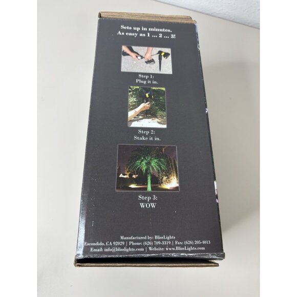 BlissLights Outdoor Spright STATIC Firefly Pool Laser Light w/ Timer Blue NEW - Picture 4 of 5